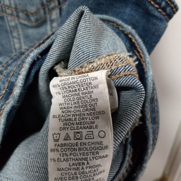 Prana Women's Blue Denim Sleeveless Cropped Jean Dree Vest Size Small - Picture 7 of 9